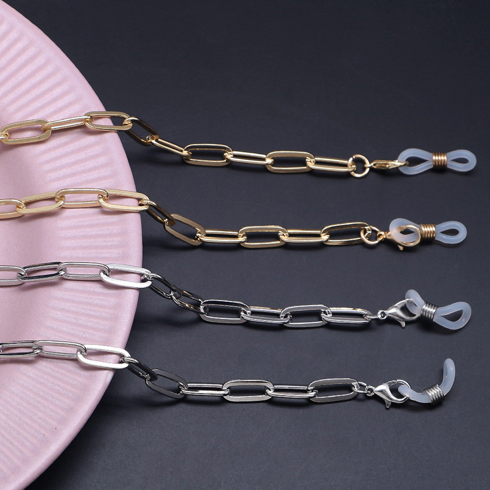 Mask Chain Holder - Chaîne de masque en papier doré