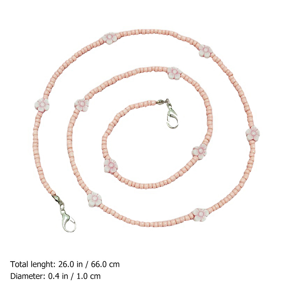 Cordon de cou bohème perlé pou - Mask Chain Holder avis et prix