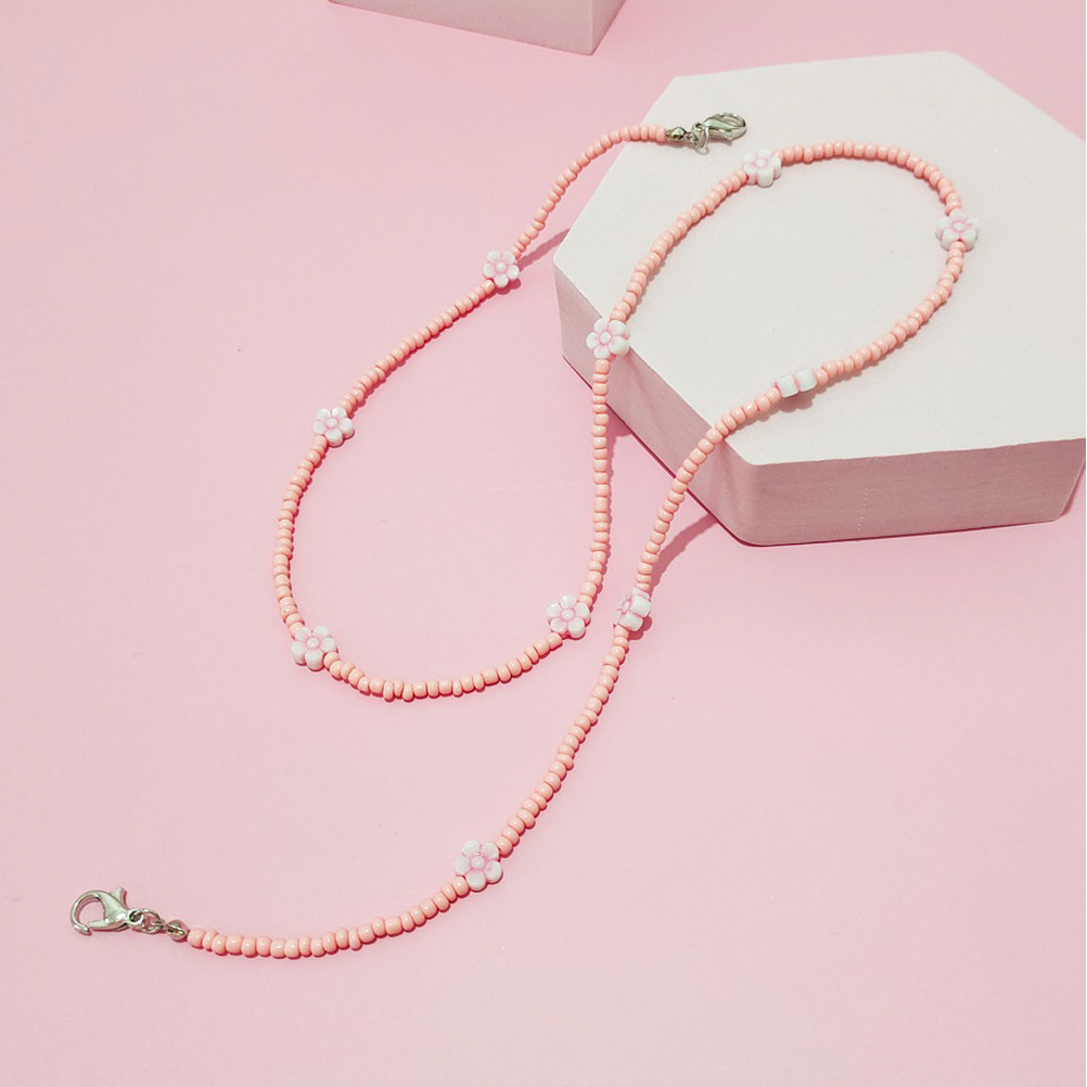 Cordon de cou bohème perlé pou - Mask Chain Holder avis et prix