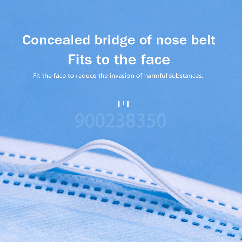 10-500 pièces de masques jetab - Disposable Mask Blue avis et prix